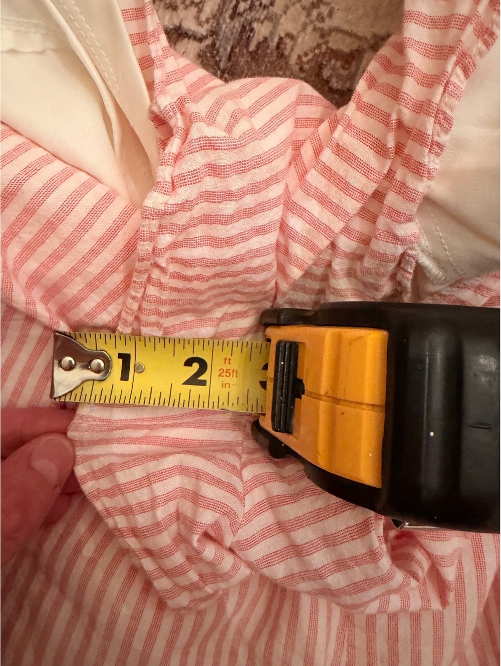 Copper Key Stripped Ruffle Romper - Picture 5 of 5